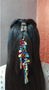 fancy hair accessories , floral styled hair band thread , navratri hair accessories ,Trendy thread band | Pretty hairband for girls | Pretty hairband for girls | Women's hairband | Girls stylish hair accessory | multicolour hair thread