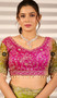 Multicolor Embroidered Satin Saree