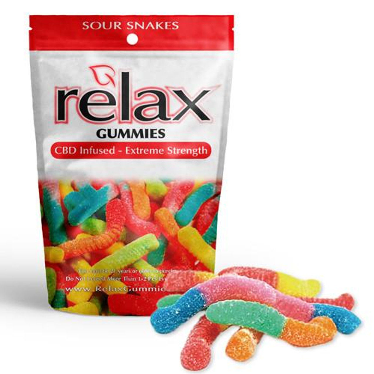 Chill Gummies - CBD Infused Sour Snakes [Edible Candy]