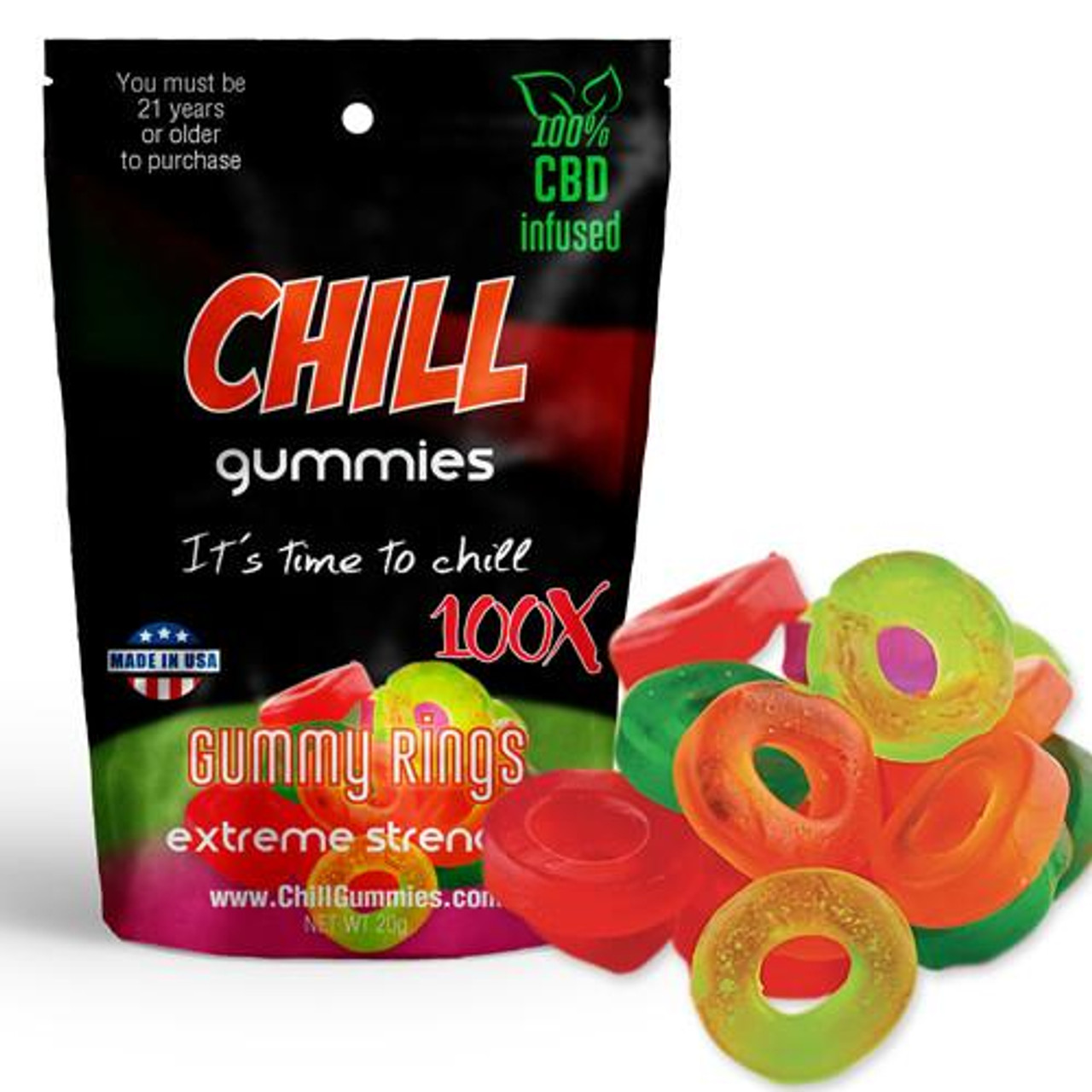 Chill Gummies - CBD Infused Gummy Rings [Edible Candy]