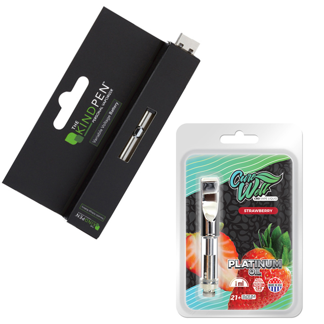 CureWell Platinum Isolate Cartridge + Kind Pen