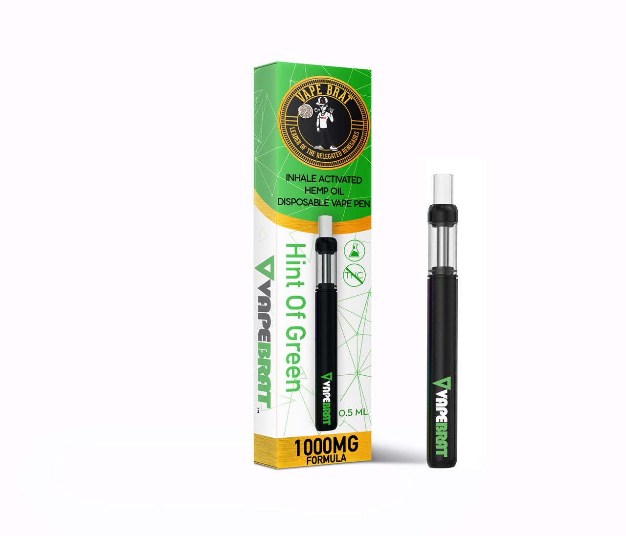 VapeBrat CBD Disposable Pen 1000mg CBD