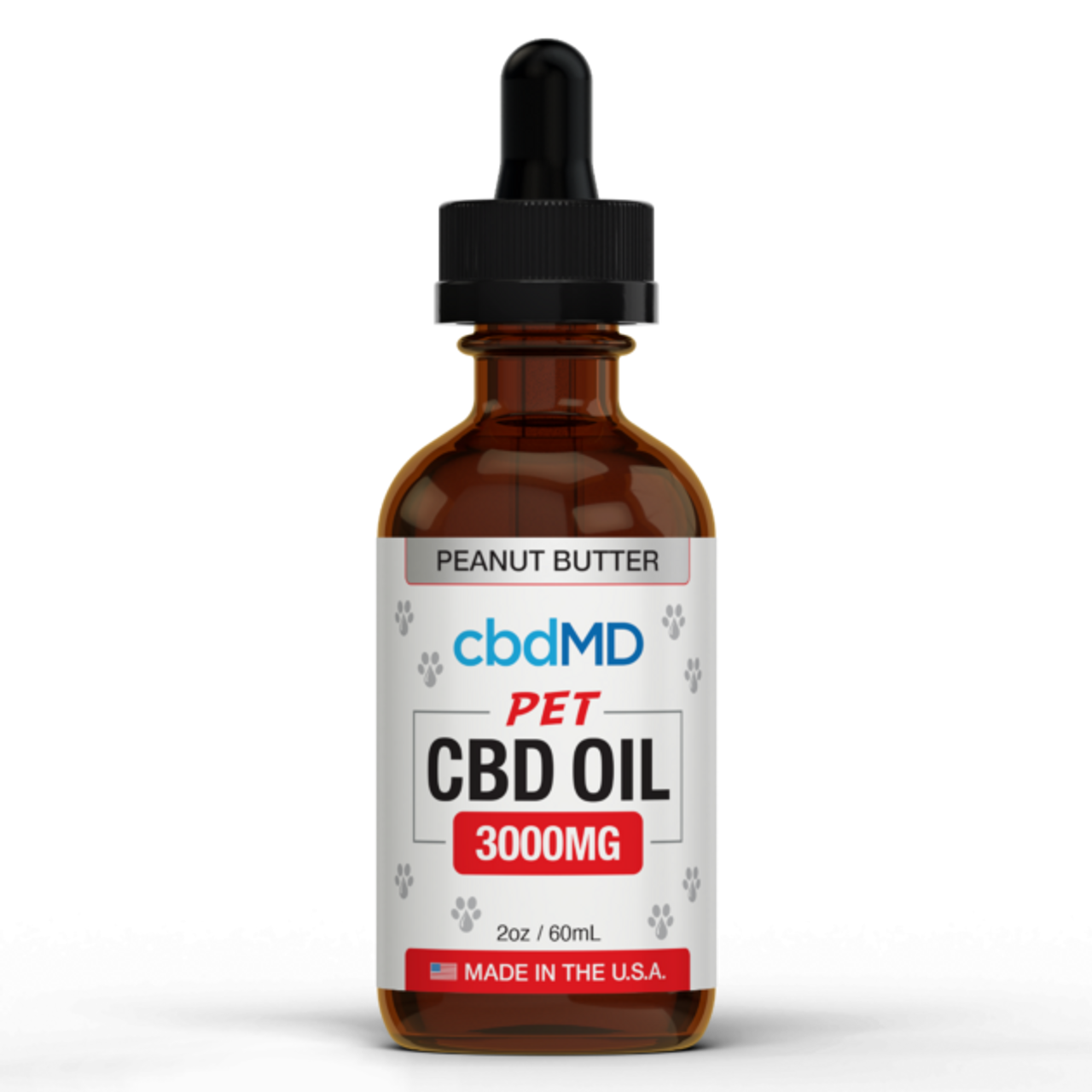 CBD Oil for Dogs 60mL-3000MG Peanut Butter - CBDMD