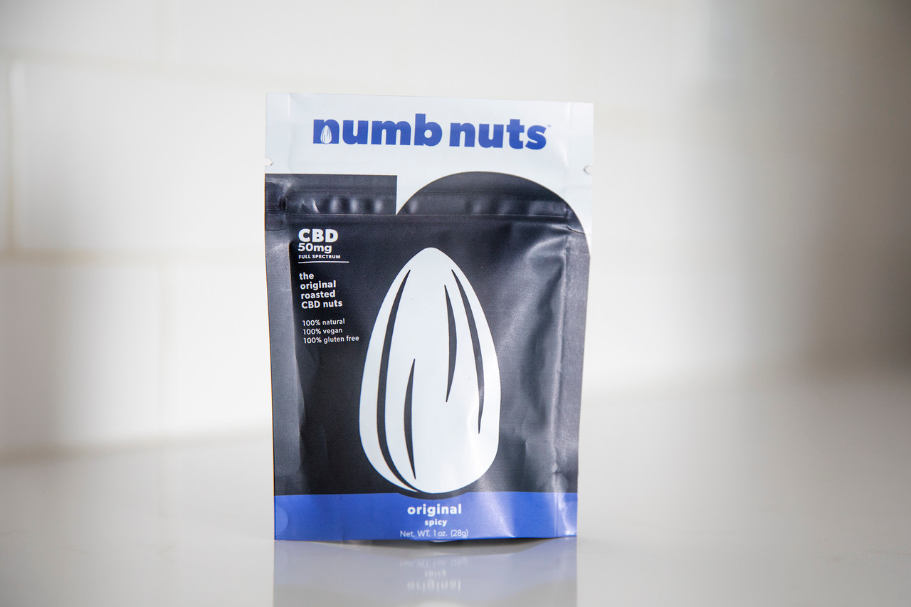 Numb Nuts Spicy CBD Nuts 1oz Bag