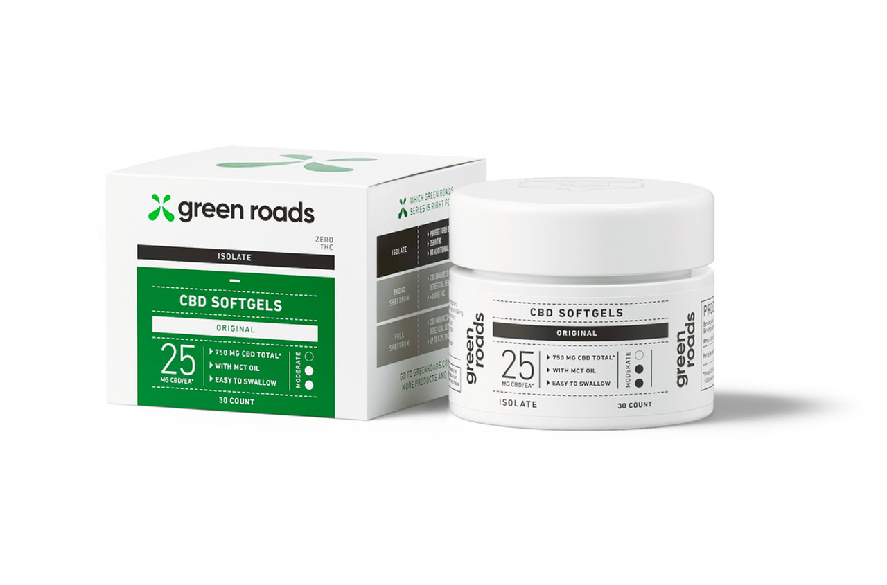 CBD Original Capsules 25mg by Green Roads