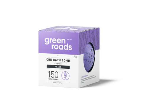 150mg Peace CBD Bath Bomb by Green Roads