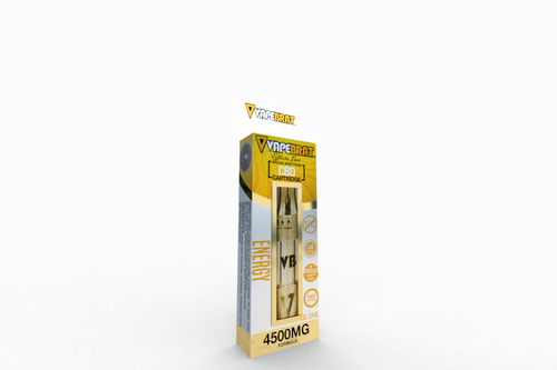 VapeBrat Effects Line Disposable CBD Vape Cartridge : Energy 4500mg