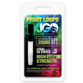 JGO CBD PRE-FILLED CBD CARTRIDGE: 250 MG Strength: Various Flavors Available