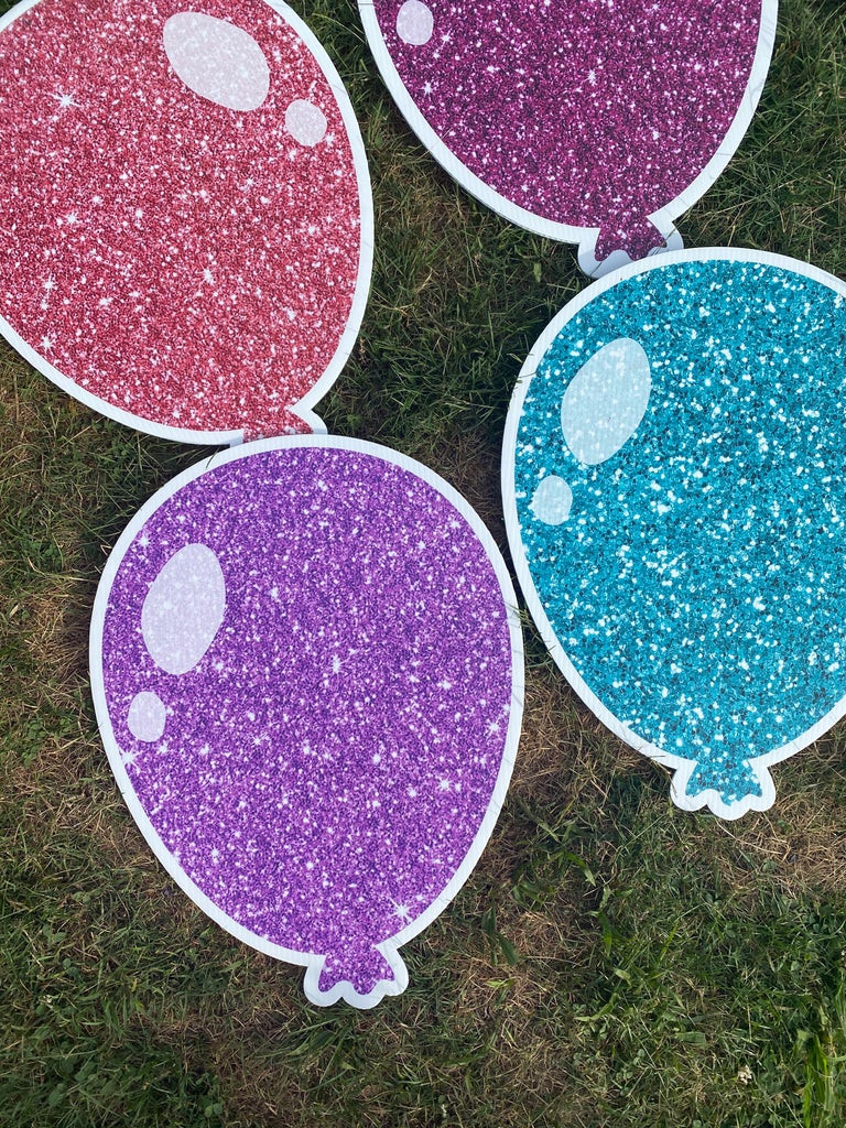 Large Glitter Balloons