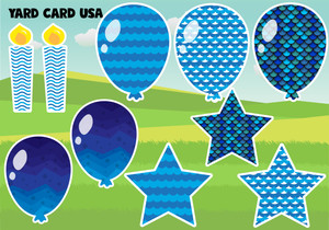 under the sea, ocean, waves, water, balloons, stars, blue under the sea, ocean, waves, water, balloons, stars, blue