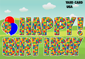 building blocks, lego, male, yardcardusa, yard card usa, yardcard, yardcardsupply, yard card rental wholesale, letters,  yard card supply, yard card wholesale, yard card, yard signs, birthday yard signs, lawn letters, lawn greetings, birthday lawn signs, balloons, gradient, glitter, flash, ez, yard card supply, fast flash, flash sale