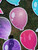 pink, purple, teal, turquoise, stars, hearts, balloons, glitter