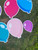 balloons, pink, purple, blue