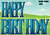 XL Happy Birthday yard sign