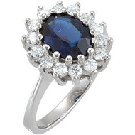 September's birthstone is Sapphire