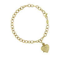 Gold Bracelets and Charms