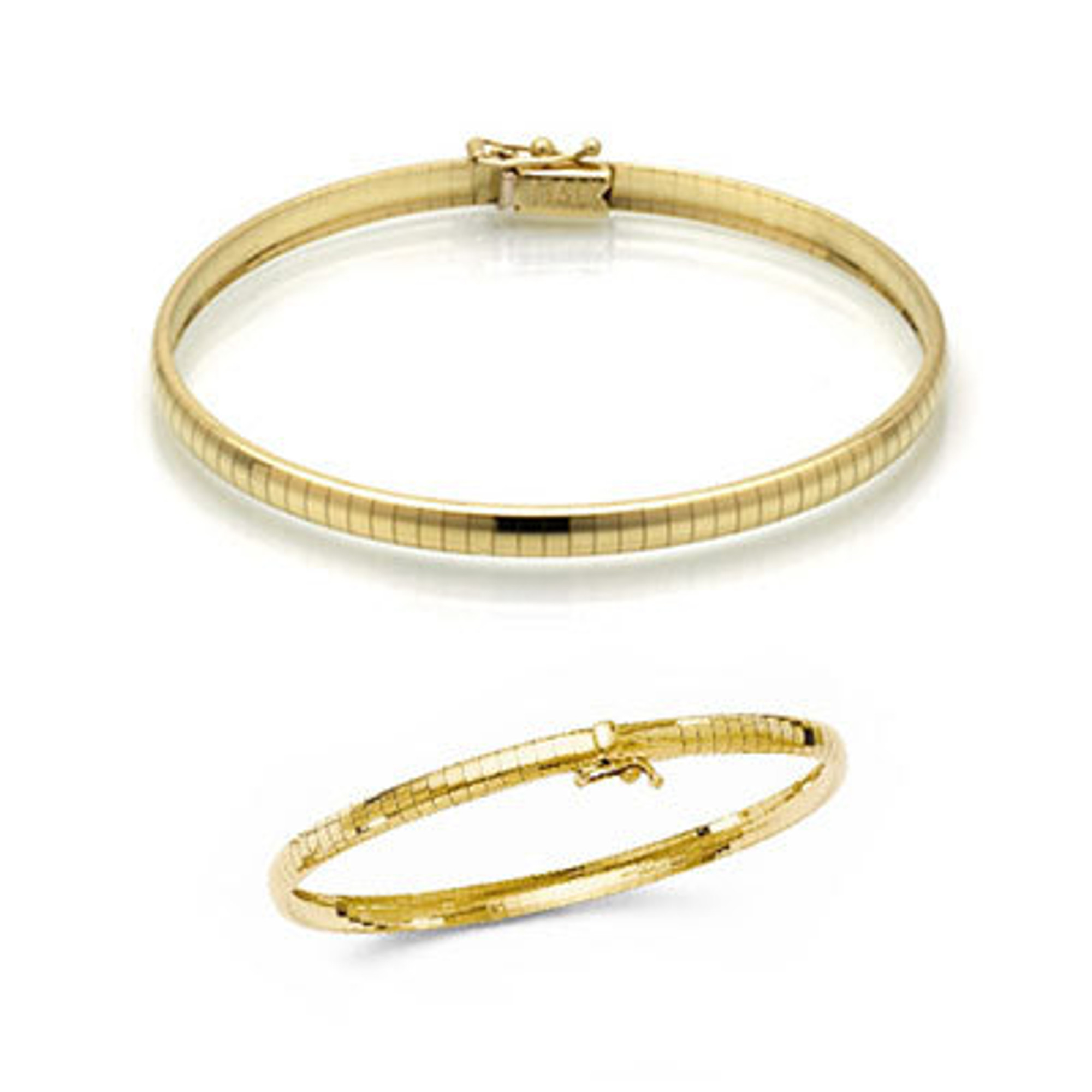 14k gold omega bracelet