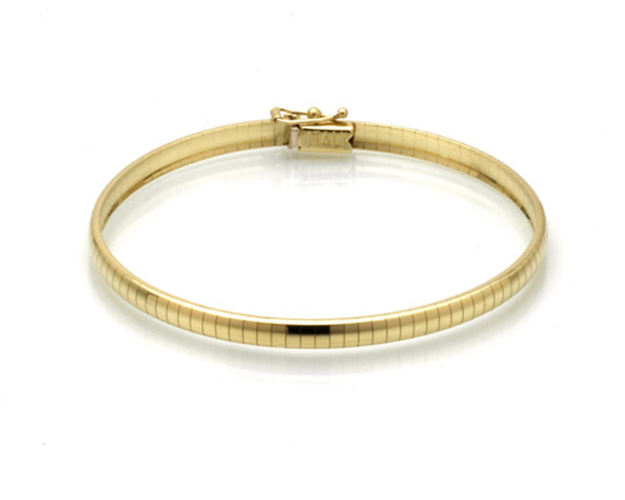 Plain Solid Gold 4mm Bracelet Gold Cuff Braceletsolid Gold 