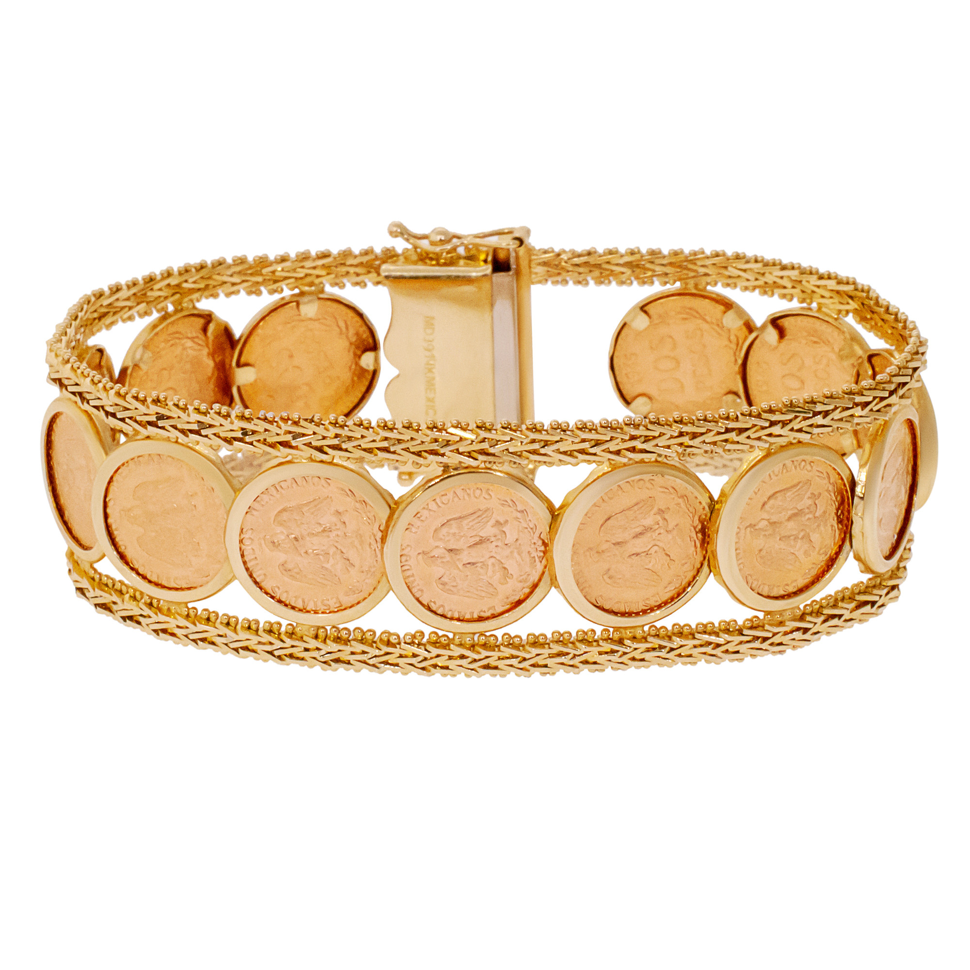 Chunky Nugget Multi Strand Stacking Statement Stretch Bangle Bracelet –  Rosemarie Collections