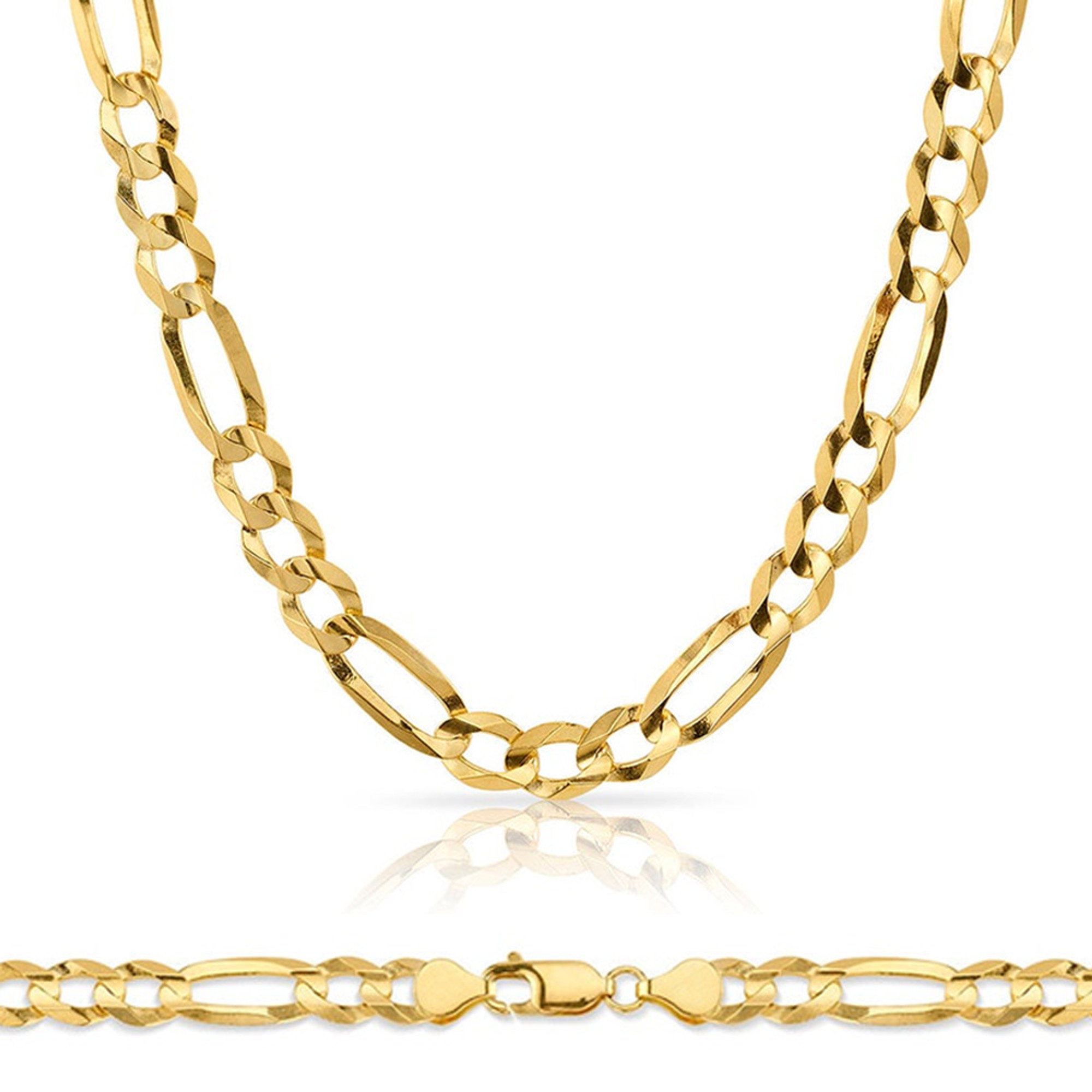  Jewelry Affairs 14k Yellow Real Gold Oval Rolo Link