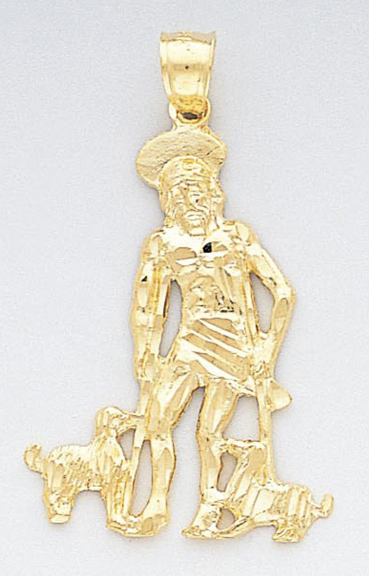 San lazaro 14k sales gold pendant