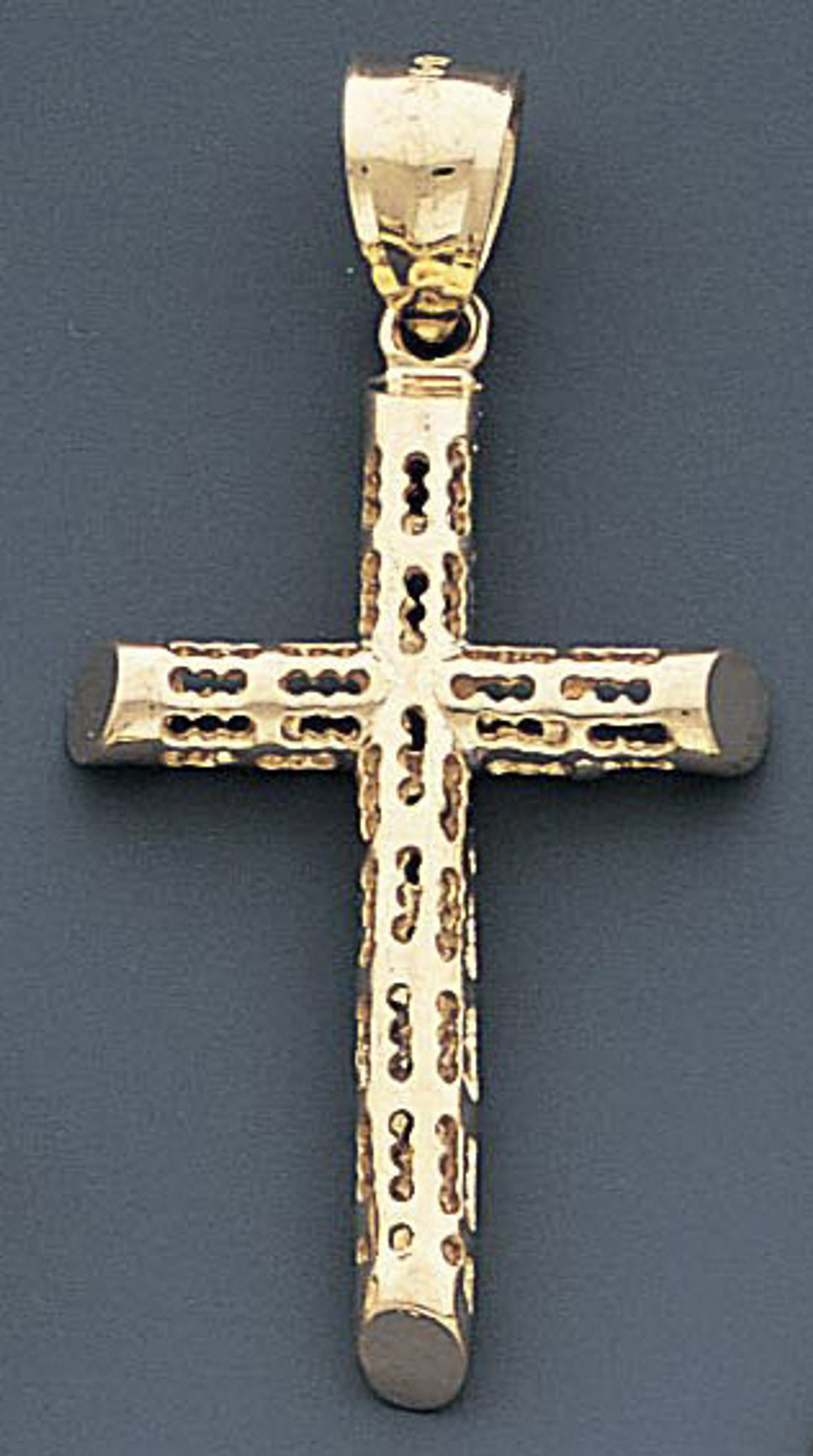 Hollow gold cross pendant Clearance