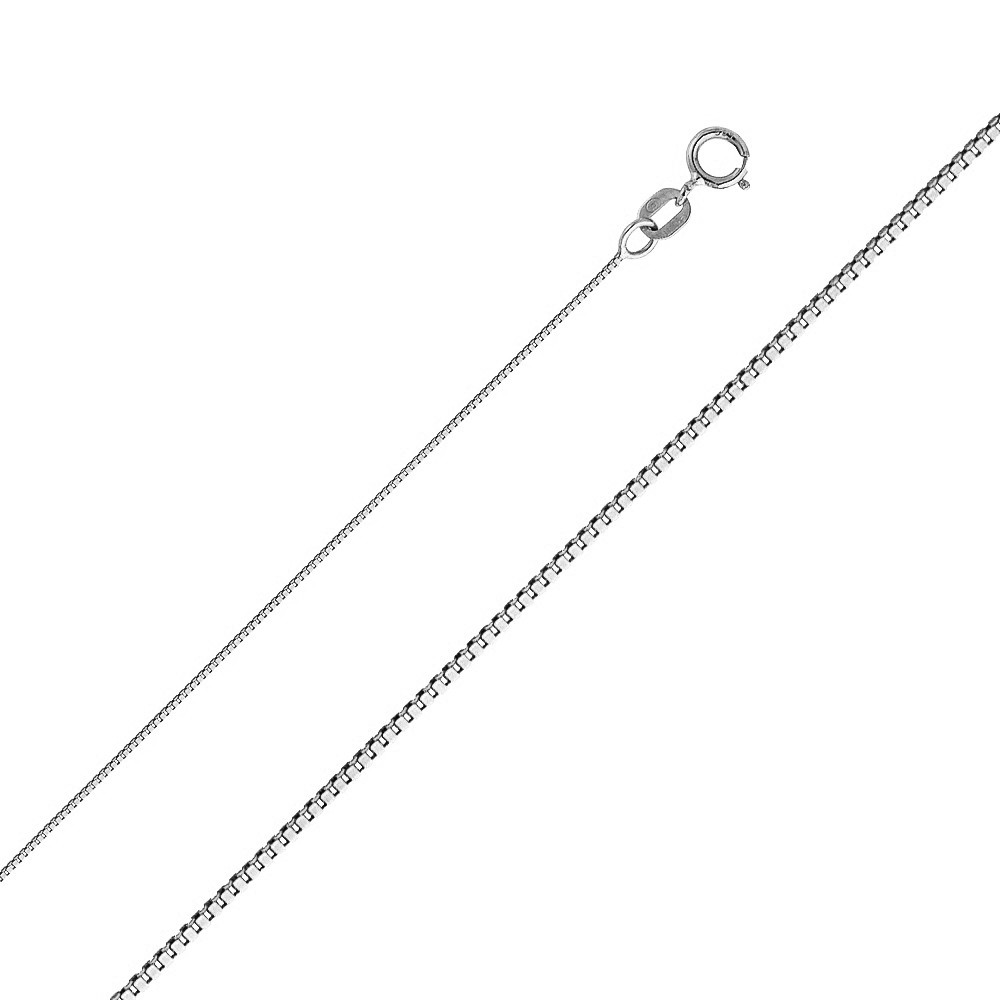 18k White Gold (Nickel Free) 0.6mm Box 