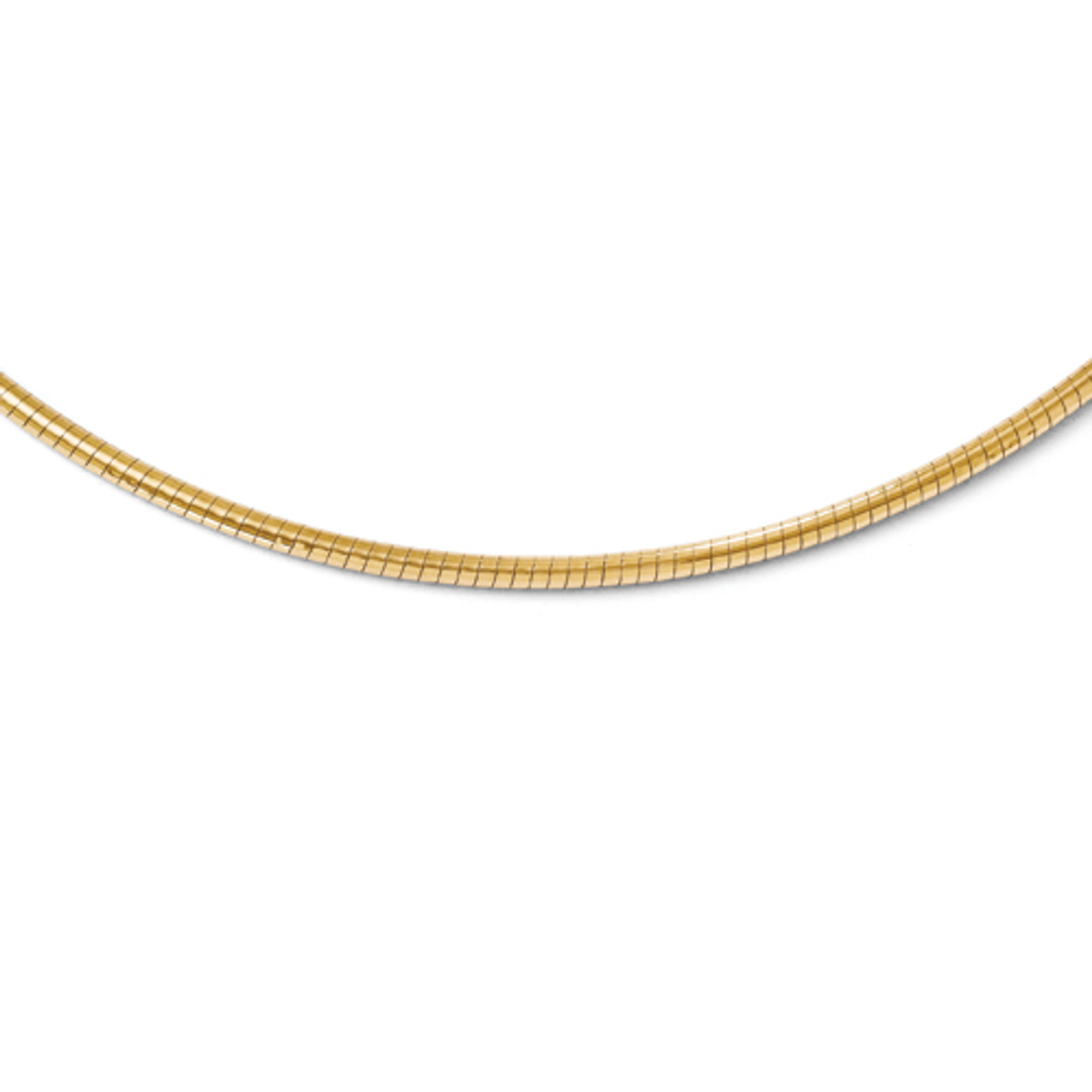 16 inch gold omega necklace Clearance