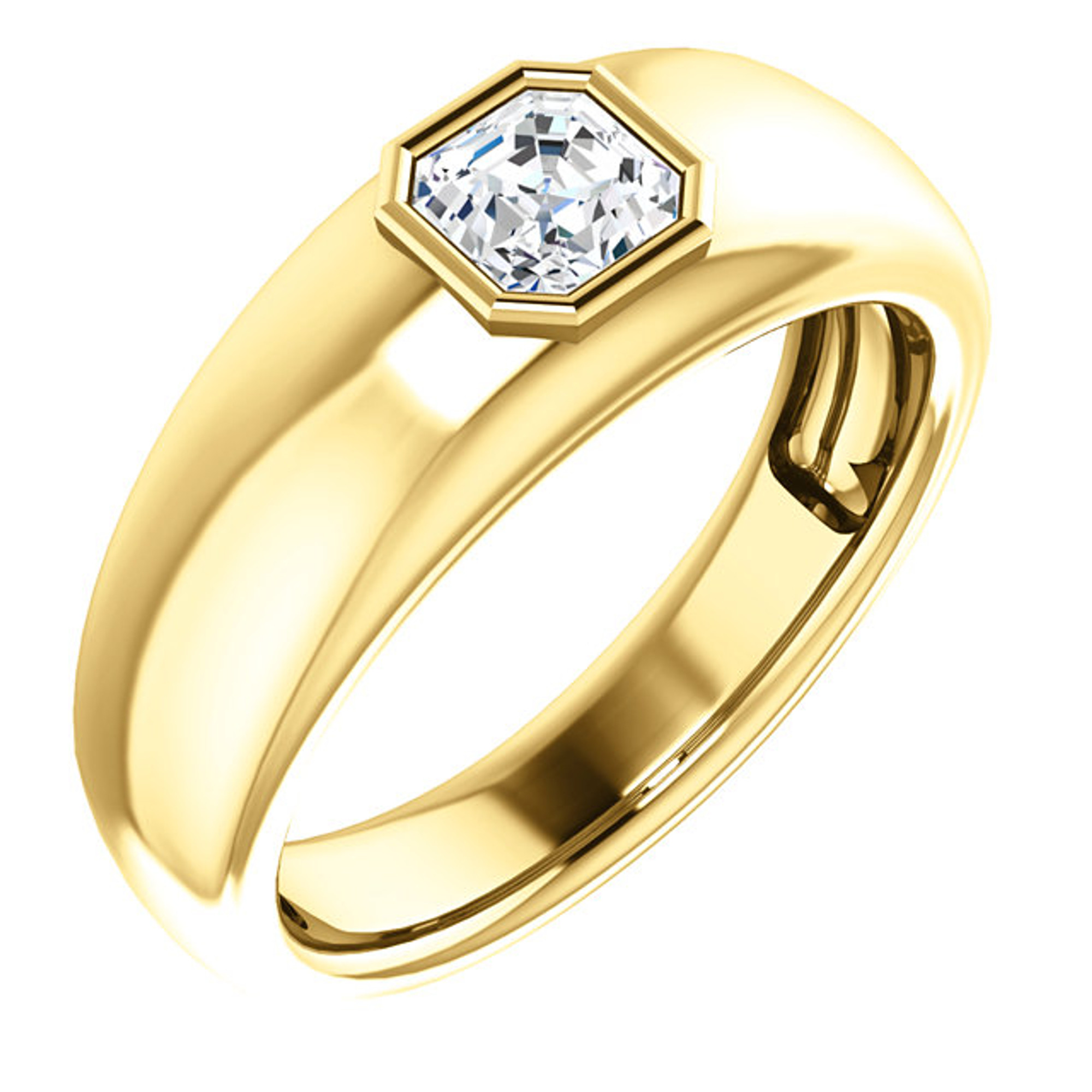 solitaire ring yellow gold