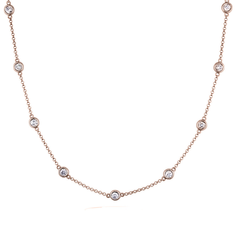 14k Rose Gold Diamonds by The Yard 