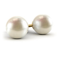 white pearl studs