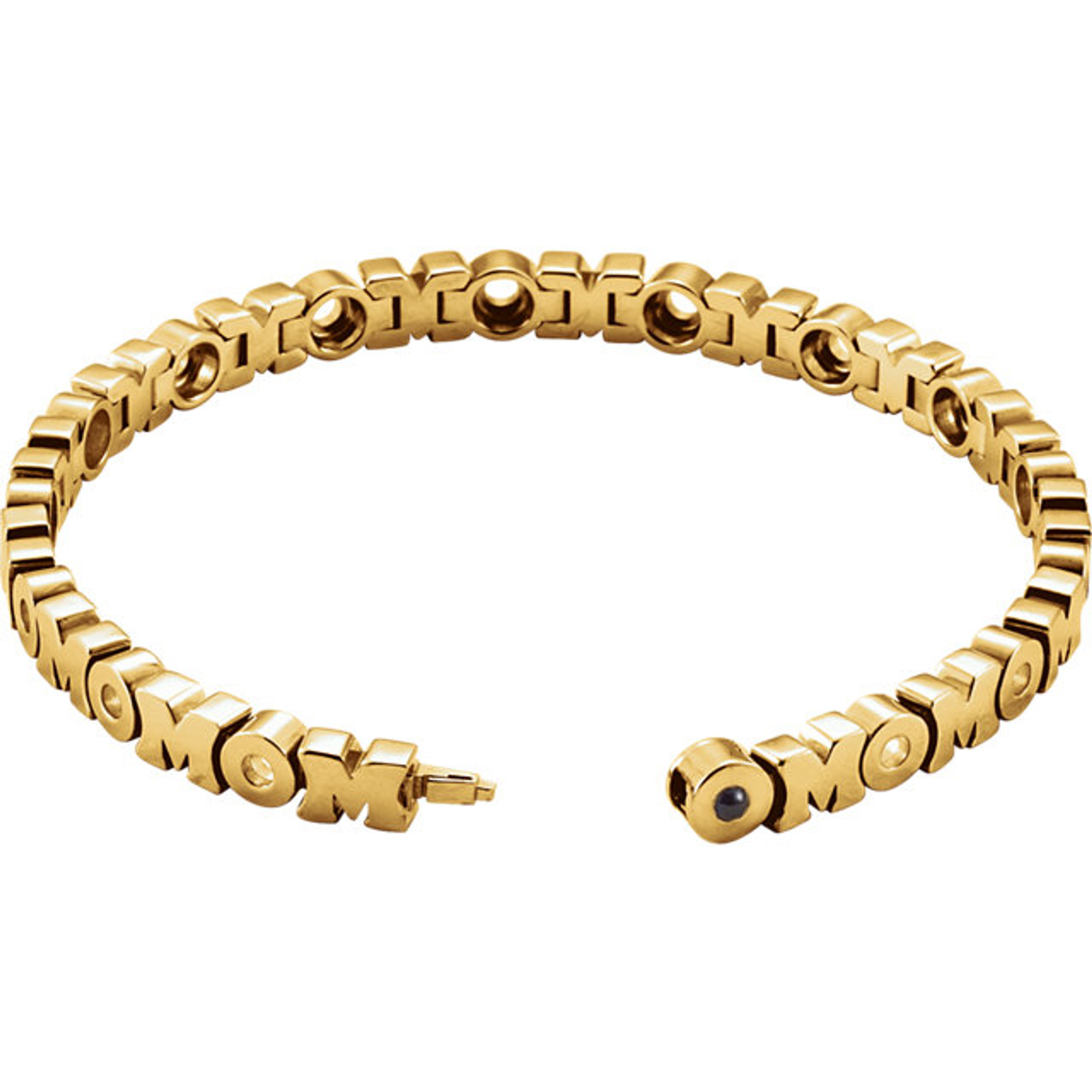 White gold mom bracelet Clearance