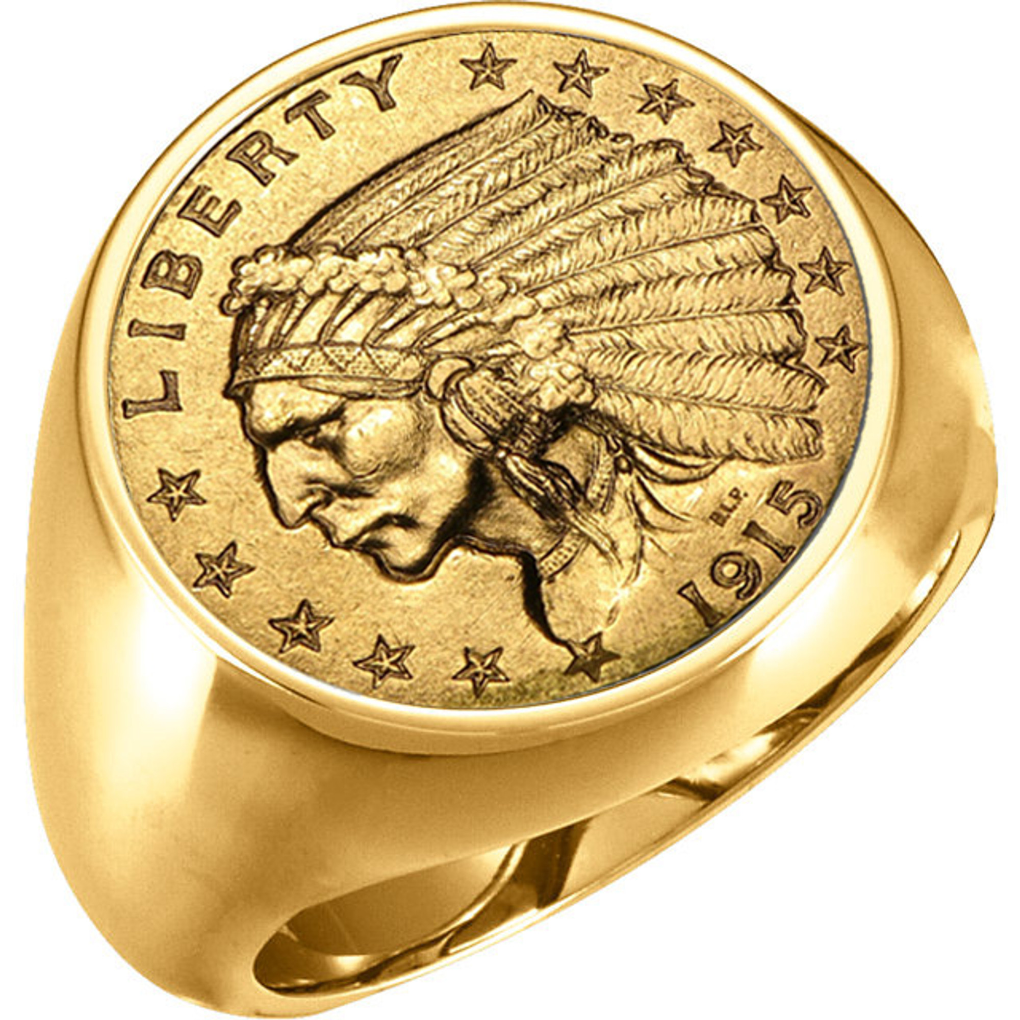 FREE SIZE 925 Silver Alexander Coin Ring Turkish Signet Designer Men's