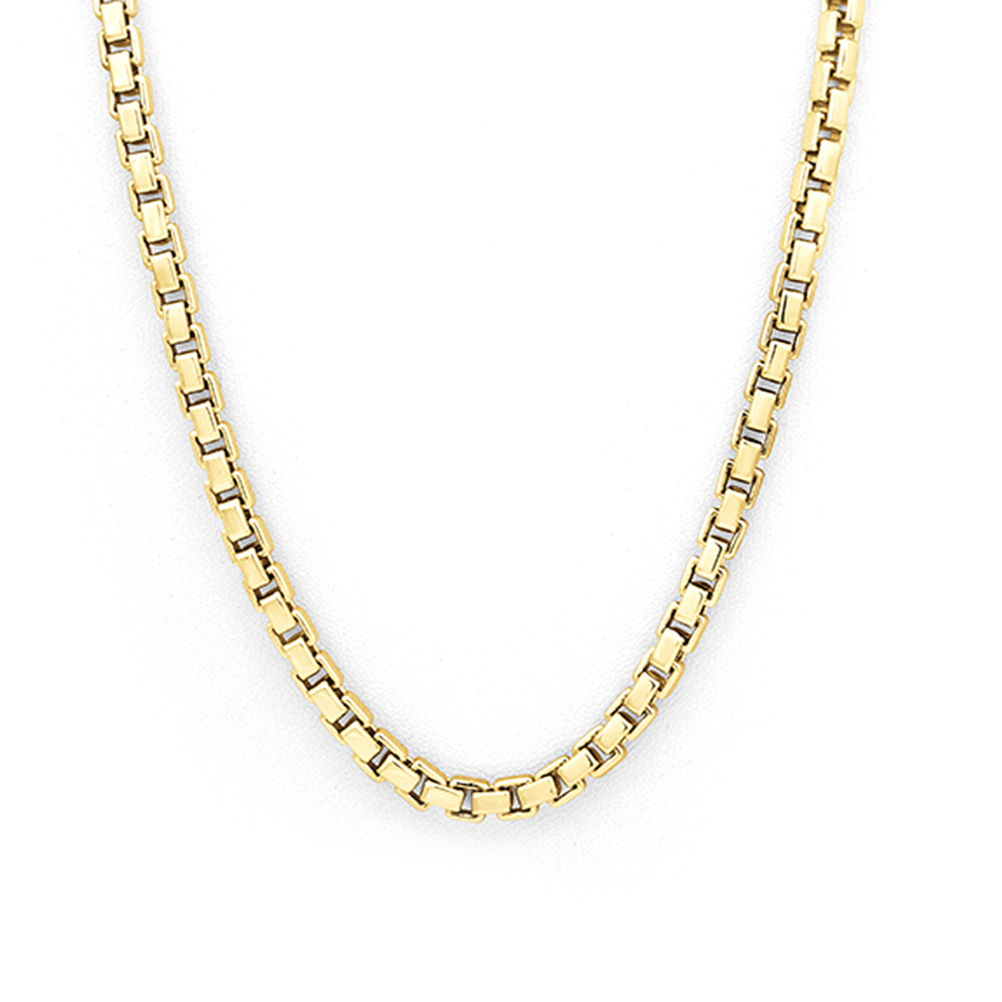 14k Gold 6.0mm Box Chain 36 Inches