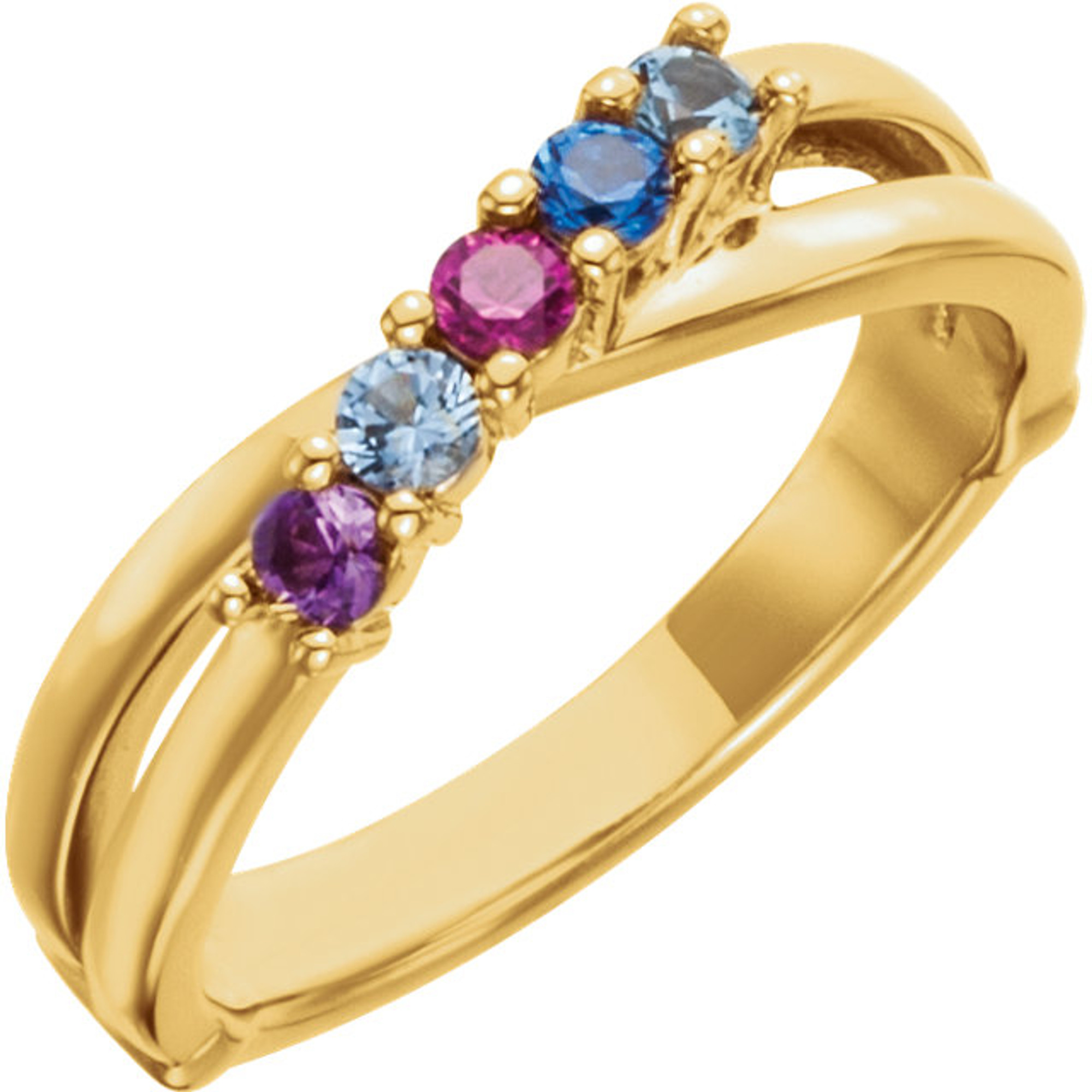 Gold mothers ring