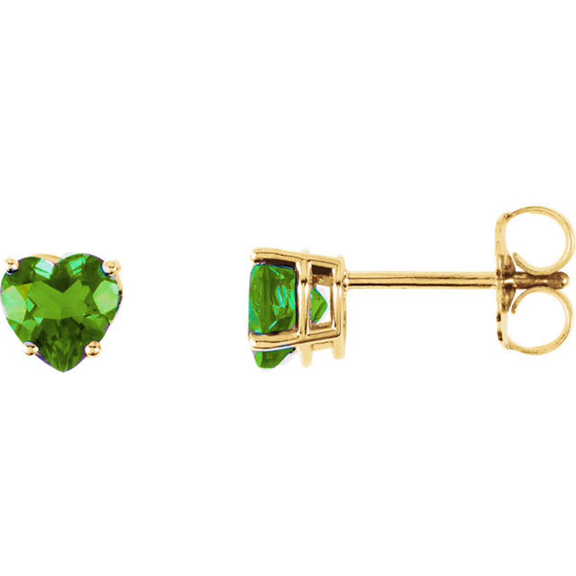 Peridot Stud Earring (PER-RDE-21.) | Rananjay Exports