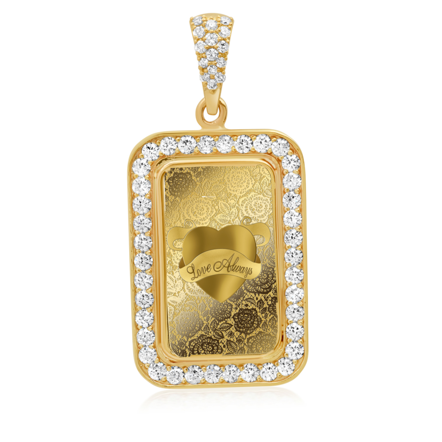 14k Gold 5 Gram Pamp Suisse Love Always 