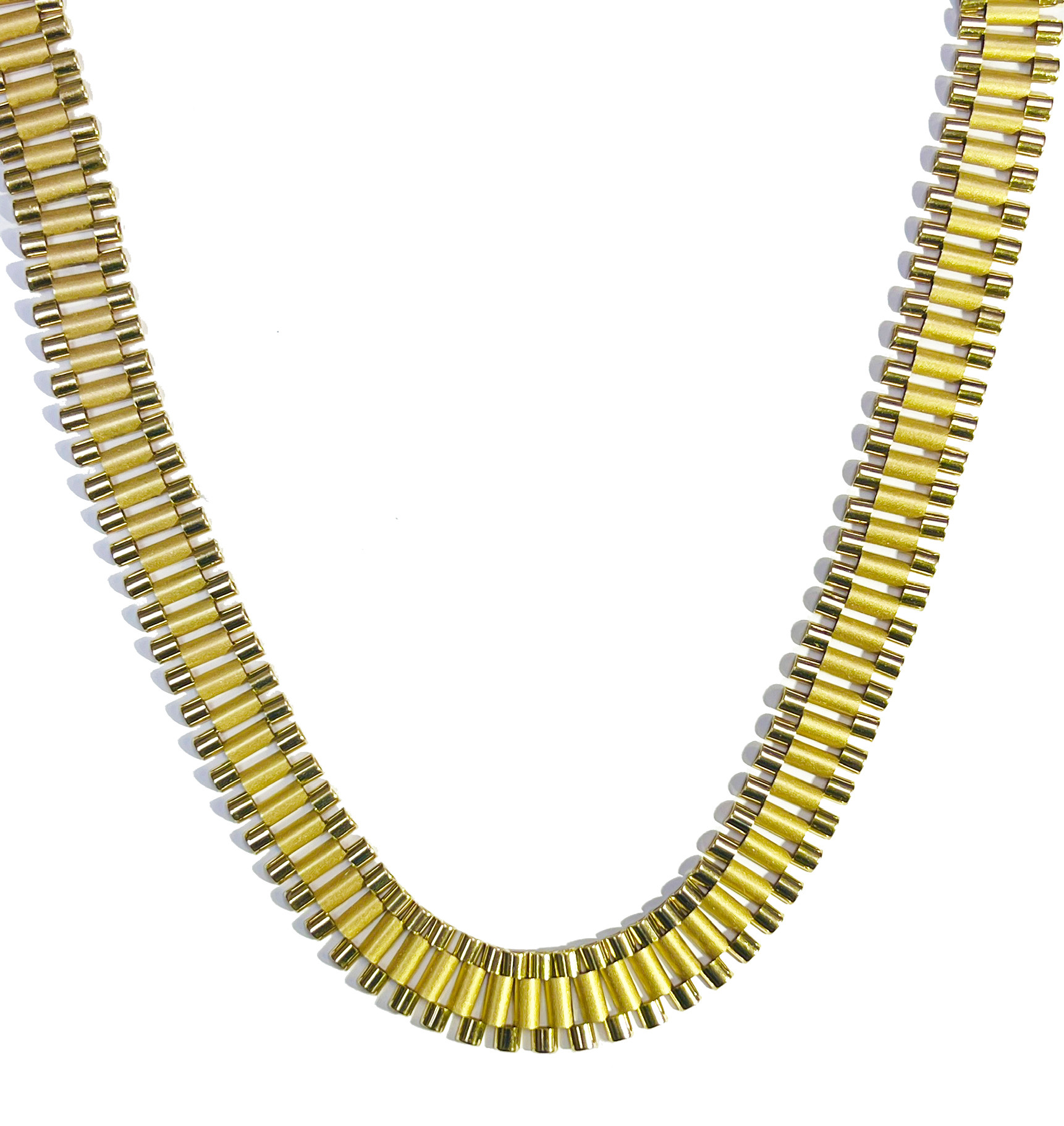 10k Gold President Jubilee Necklace 20mm Wide 28 Inches