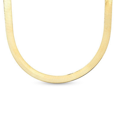 Herringbone Chains 14k Yellow gold 