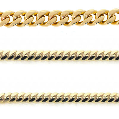 18k Yellow gold Miami Cuban Chains 
