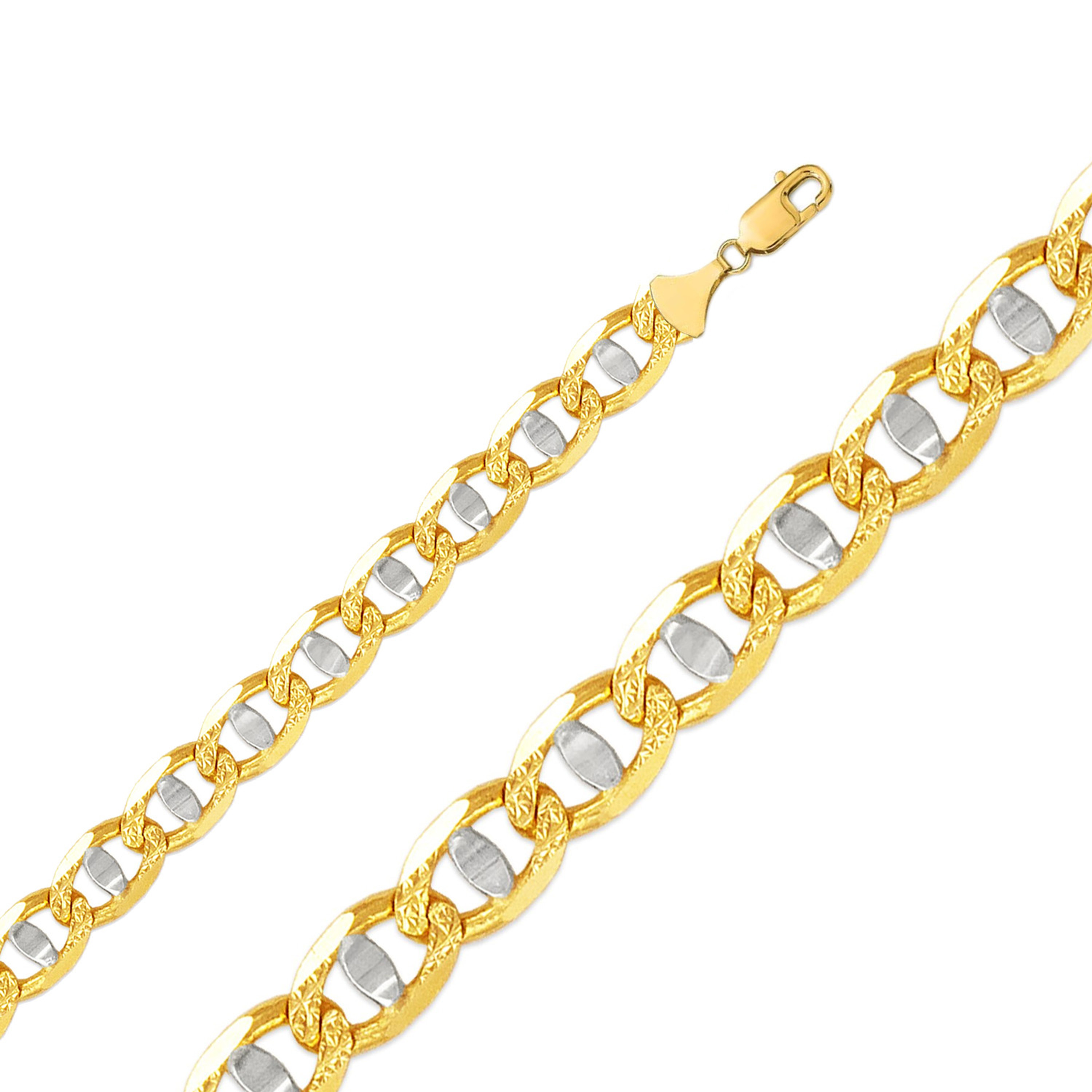 14k Gold 4.5mm Fancy Mariner Chain 16 Inches 14k Gold 4.5mm Fancy Mariner Chain 16 Inches