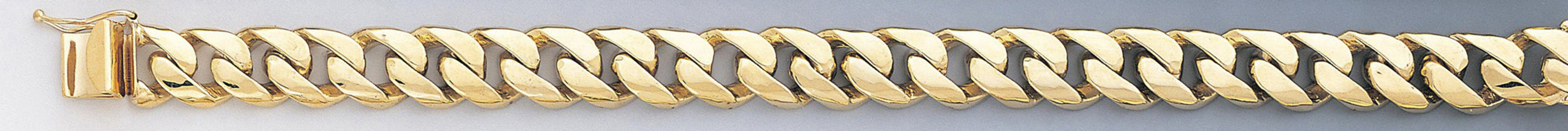 14k Gold 11mm Link Bracelet 8 Inches 14k Gold 11mm Link Bracelet 8 Inches