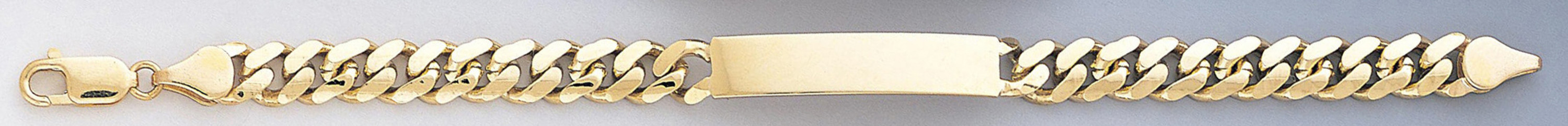 14k Gold 7mm Children's Id Link Kid's Bracelet 5.5" 14k Gold 7mm Children's Id Link Kid's Bracelet 5.5"