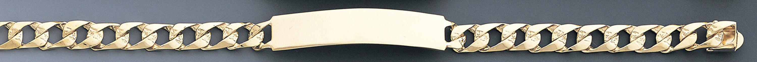 14k Yellow Gold 7mm Curb Id Link Bracelet 8 Inches 14k Yellow Gold 7mm Curb Id Link Bracelet 8 Inches