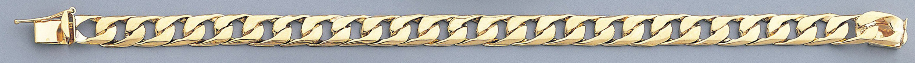 14k Gold 8mm Link Bracelet 9 Inchesch 14k Gold 8mm Link Bracelet 9 Inchesch