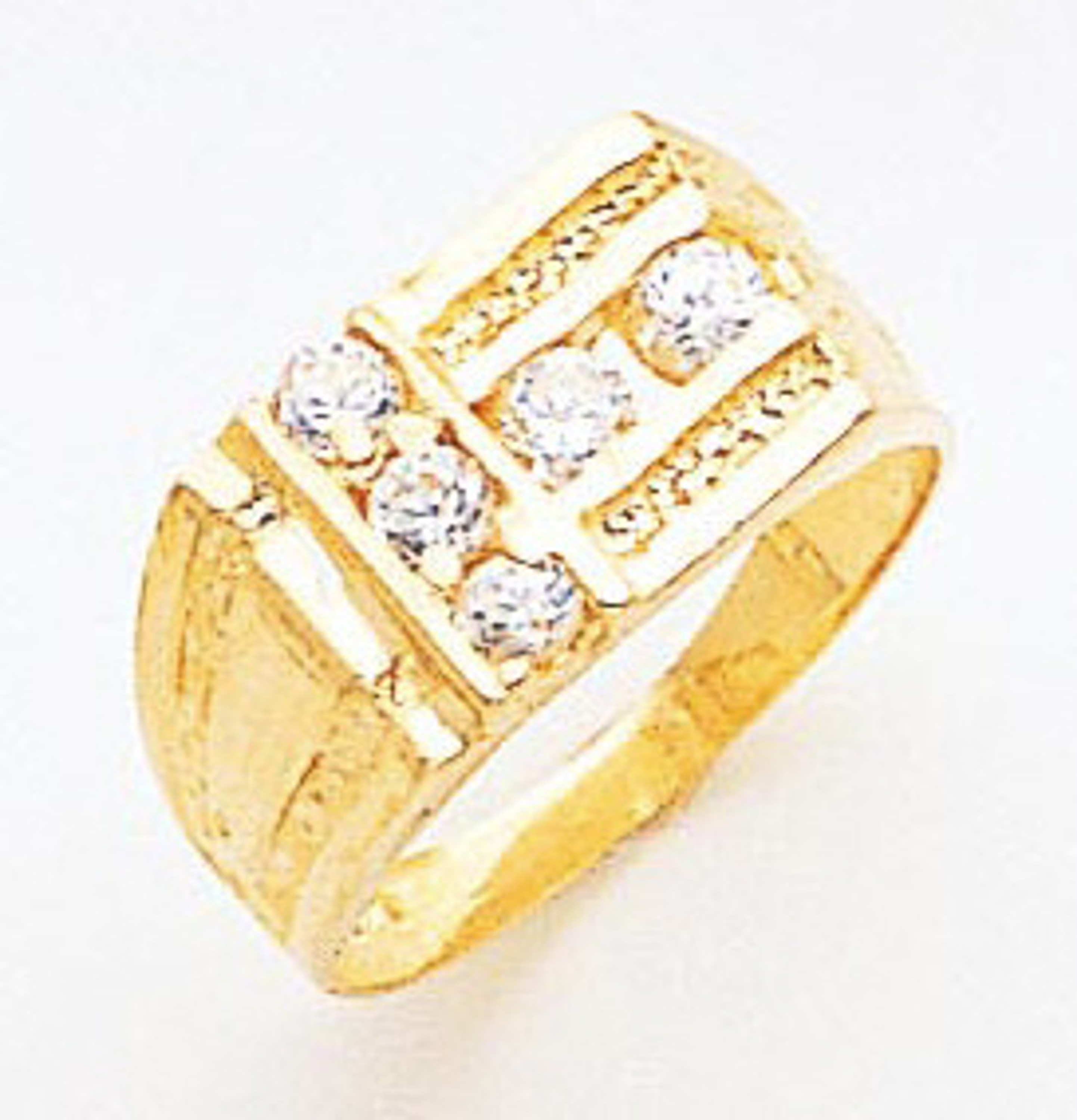 14k Gold Children Cz Ring 14k Gold Children Cz Ring
