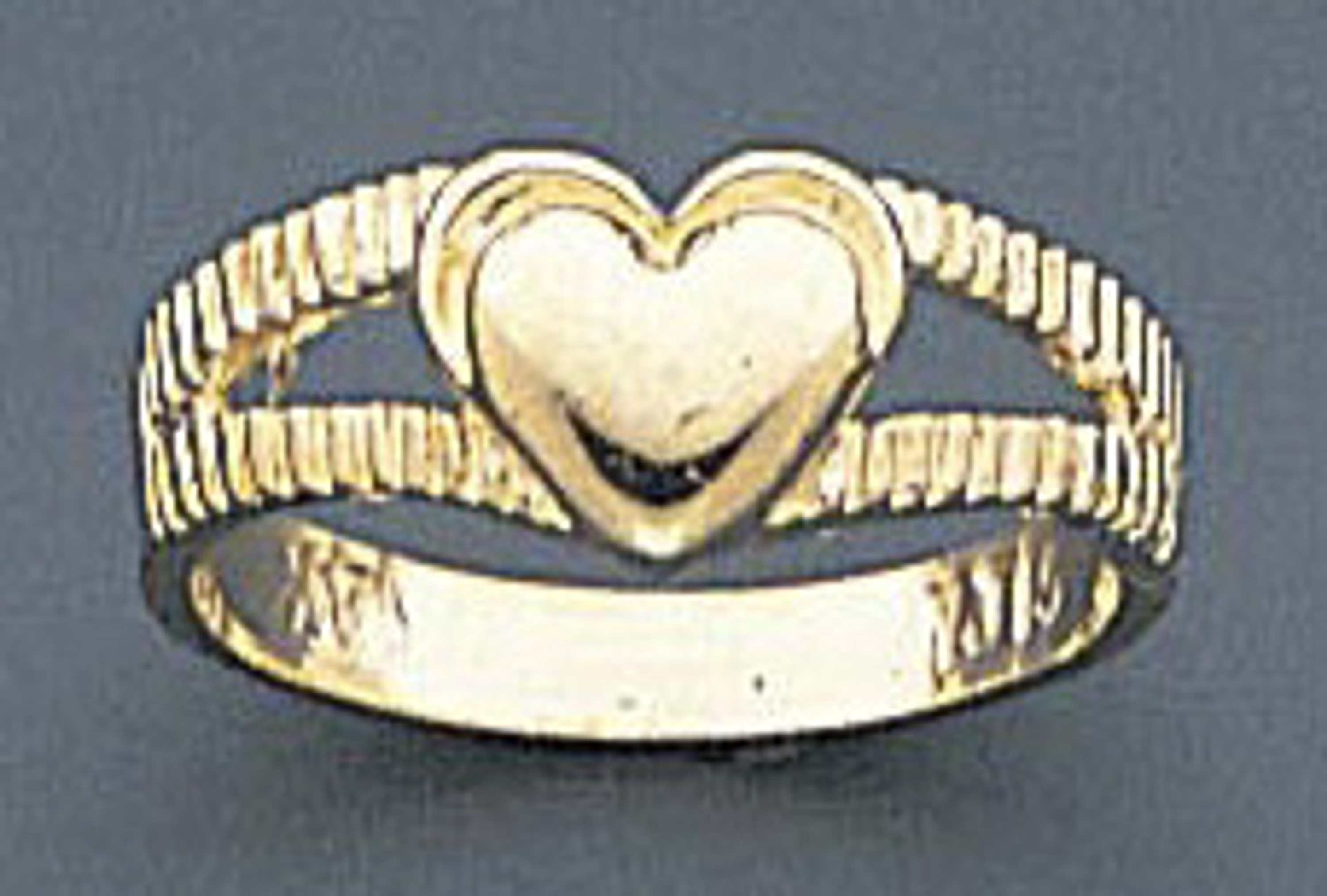 14k Gold 6mm Baby Heart Ring 14k Gold 6mm Baby Heart Ring