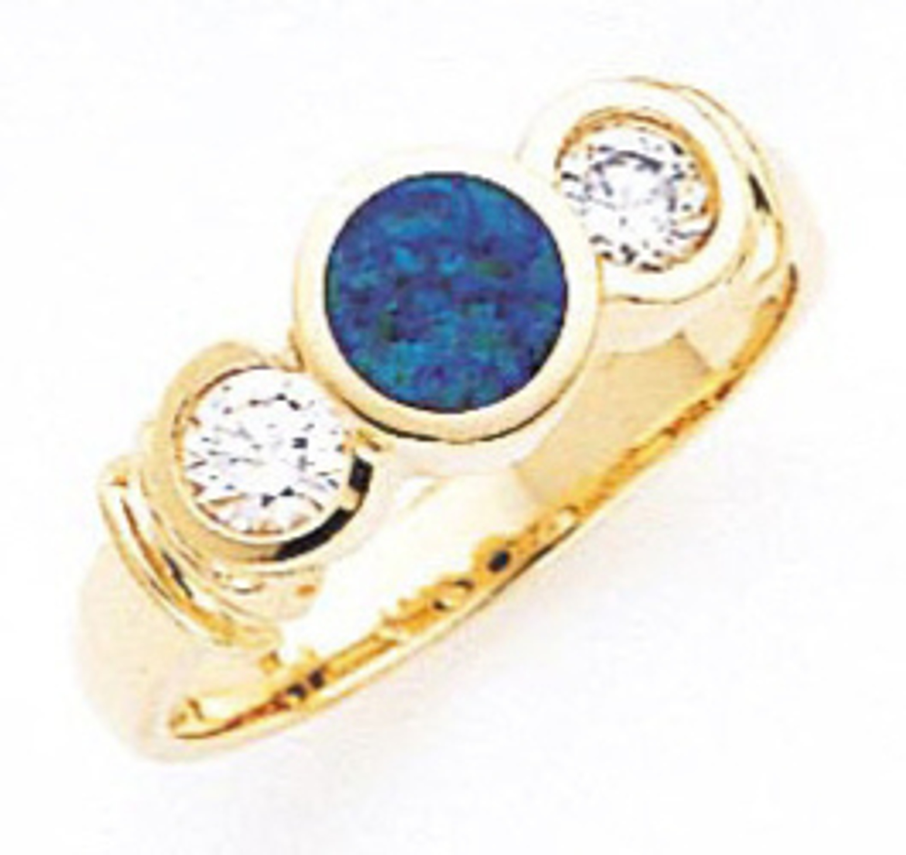 14k Gold 8mm Ladies Genuine Opal Ring 14k Gold 8mm Ladies Genuine Opal Ring