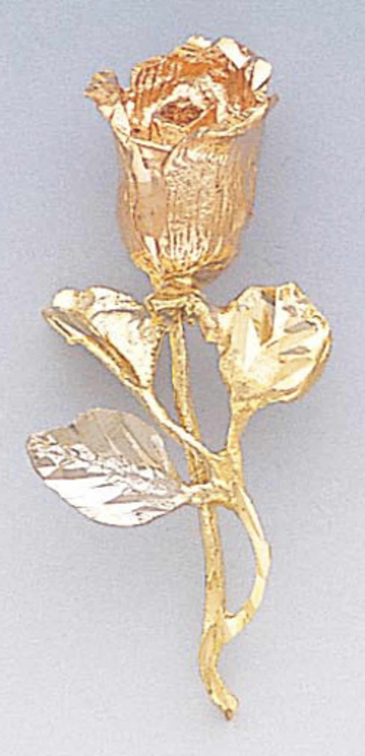 14k Gold Tri-color Rose Pendant 16mm W X 36mm H Includ 14k Gold Tri-color Rose Pendant 16mm W X 36mm H Includ