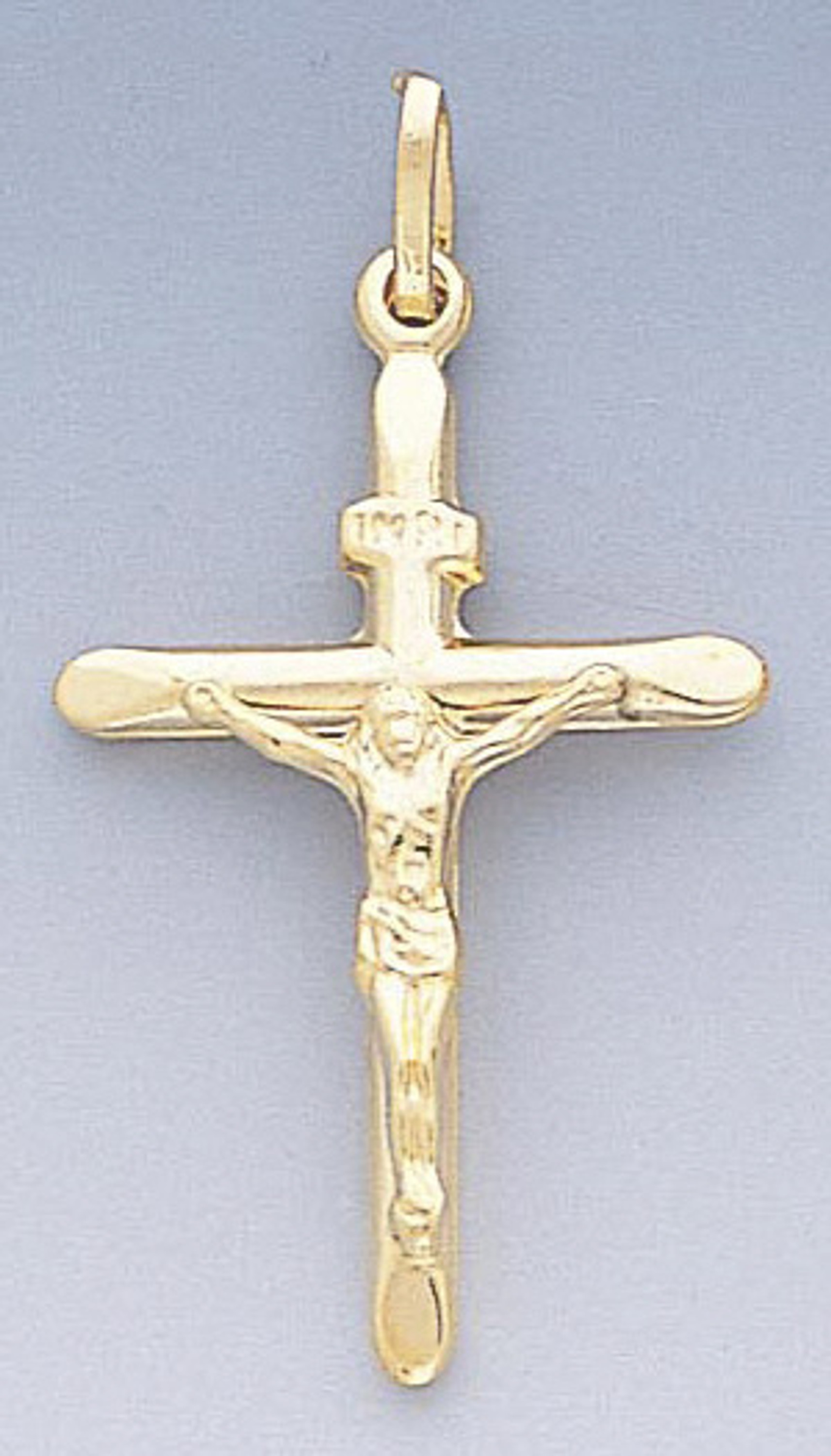 14k Gold Hollow Crucifix Pendant 25mm W X 44mm H Inclu 14k Gold Hollow Crucifix Pendant 25mm W X 44mm H Inclu